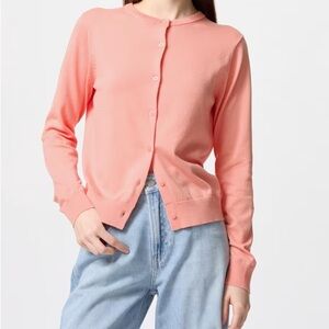 Uniqlo 100% Cotton Cardigan Button Sweater